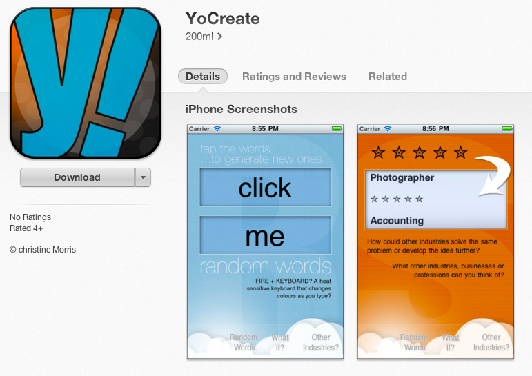 Yo! Create (iOS App)