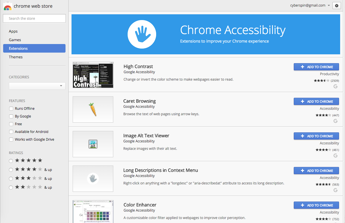 chrome web store