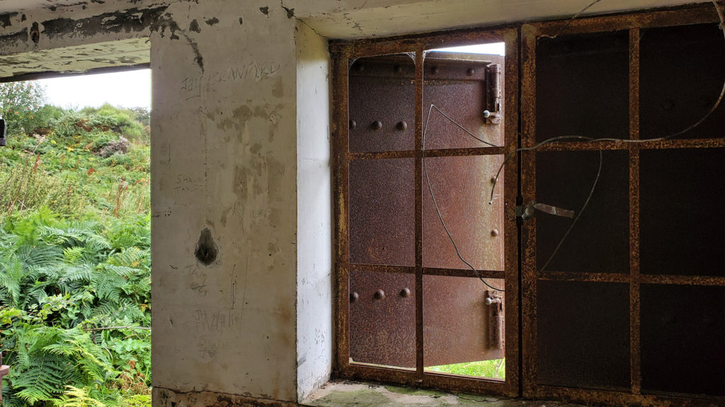 rusty window