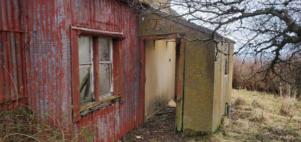 abandoned old farmhouse