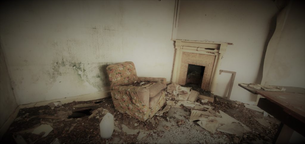 image of abandoned house