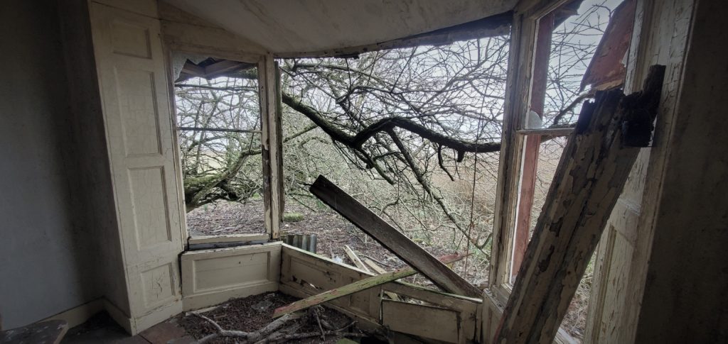 farmhouse window