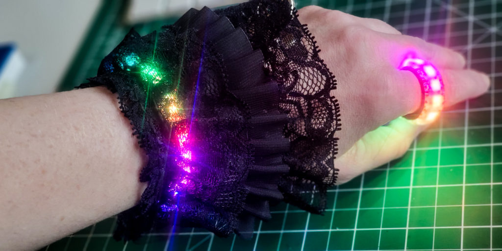 neopixel jewellery