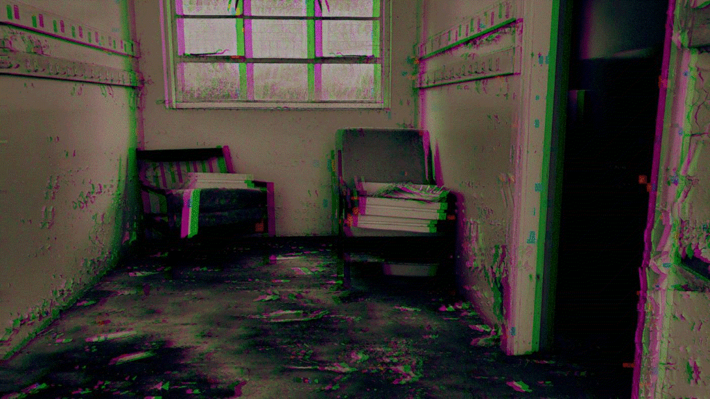 glitched photograph