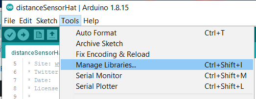 library manager, in tools
